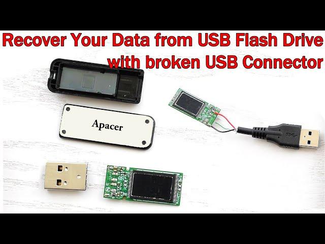 How to Fix Bent or Broken USB Flash Drive Connector and recover data