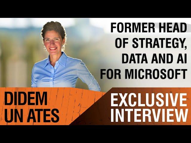 Didem Un Ates Speaker | Former Head of Data & AI at Microsoft on the Challenges of AI |Contact Agent