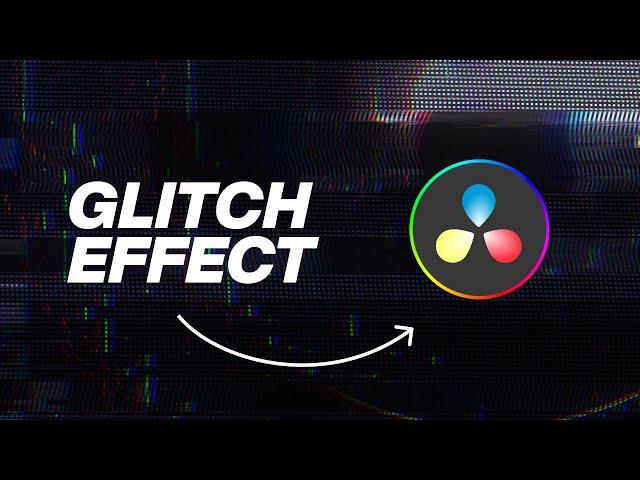 How to add Glitch Effect in Davinci Resolve 18