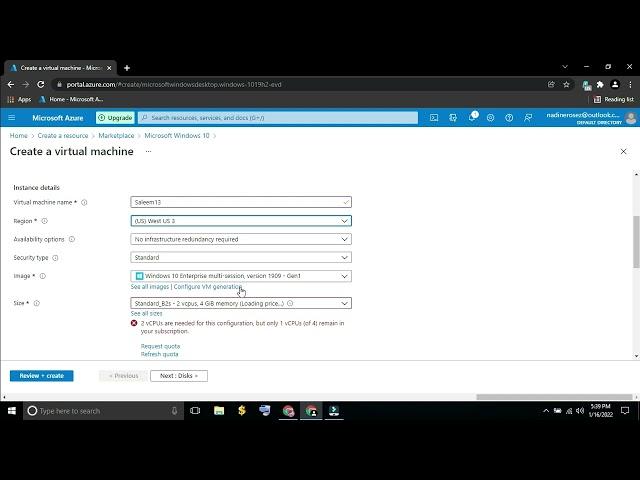 How To Create Azure Rdp | 4GB 16GB | Create Free Azure Account