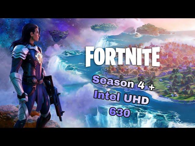 Fortnite Gameplay UHD 630 + i5 8500