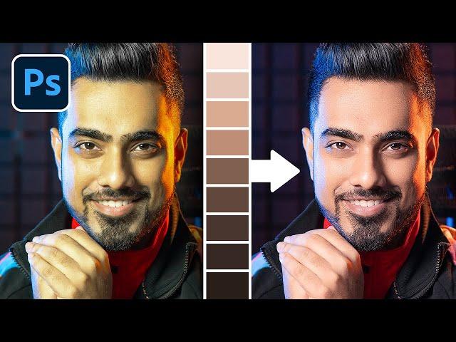 The Cheat Code to ALWAYS Get Perfect Skin Tones! - Photoshop