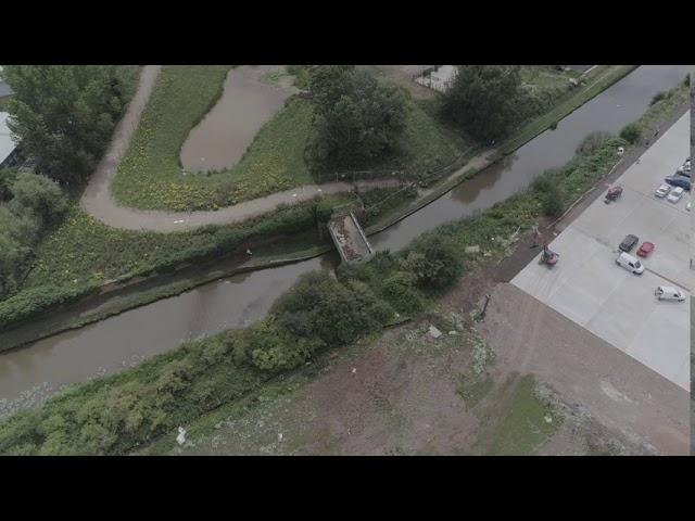 Old Railway Bridge which once served the Salt Works at Stoke Prior