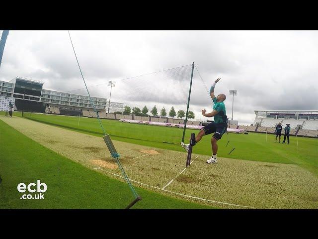 90mph Tymal Mills bowling during England net session