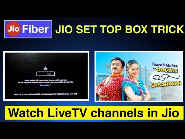 Jio set top box live tv channel change trick |  Jio airfiber set top box tips & tricks