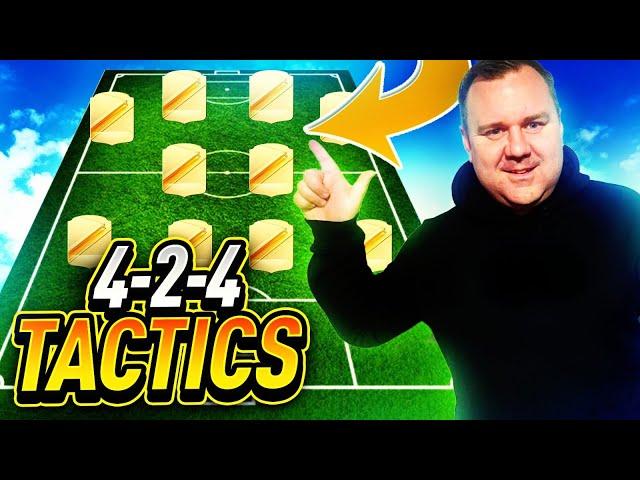 EAFC 24 - ULTRA ATTACKING 424 CUSTOM TACTICS + PLAYER INSTRUCTIONS!