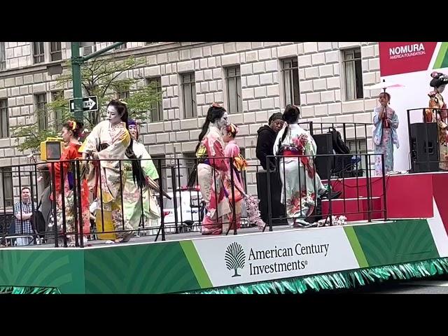 Japanese Folk Dance | Cherry Blossom Music | 1st Japan Parade 2022 | NYC