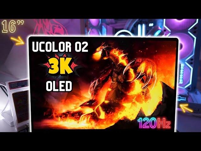 FINALLY - 120Hz OLED 16-inch Portable Monitor : UPERFECT UCOLOR O2 Touch 3K