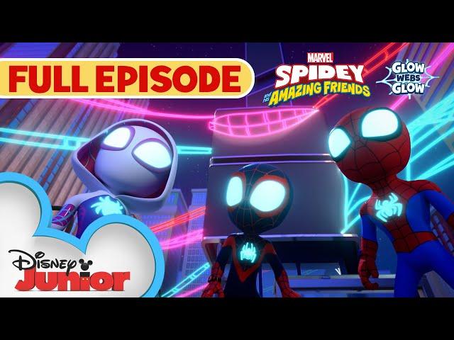 Electro's Gotta Glow | S2 E1 Part 1 | Full Episode | Spidey and his Amazing Friends | @disneyjunior