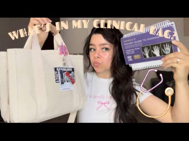 WHAT’S IN MY CLINICAL BAG | medical student