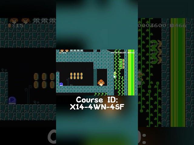 not good bad level not cool! #mario #luigi #smm2 #shorts #gaming