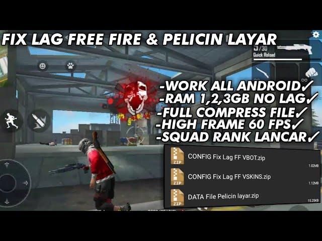 CARA MEMNGATASI FREE FIRE LAG DI RAM YANG KECIL!!!!!! NO LAG 60FPS