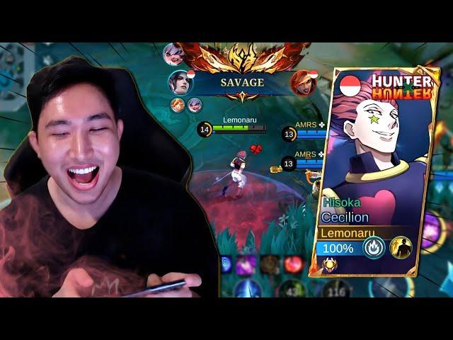 BANT4I BANT4I PAKAI HISOKA SAMPAI DAPAT SAVAGE !!! - Mobile Legends #MLBBIDCreator