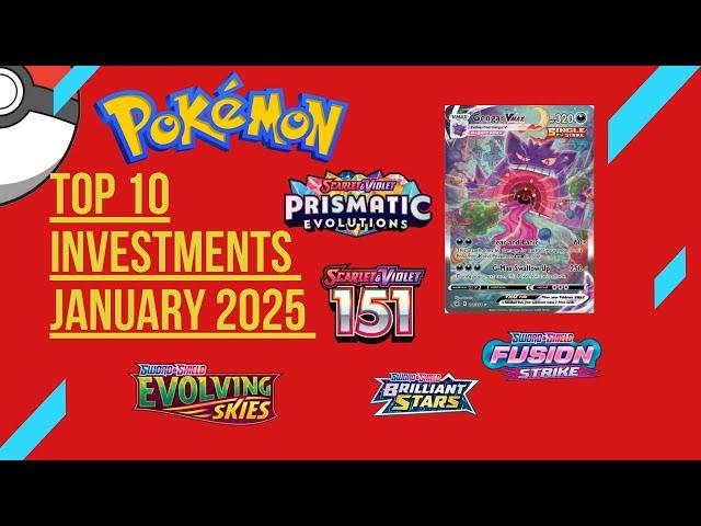 Pokémon Top 10 products to invest in January 2025