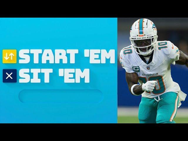 Start 'Em Sit 'Em Week 9 | NFL Fantasy