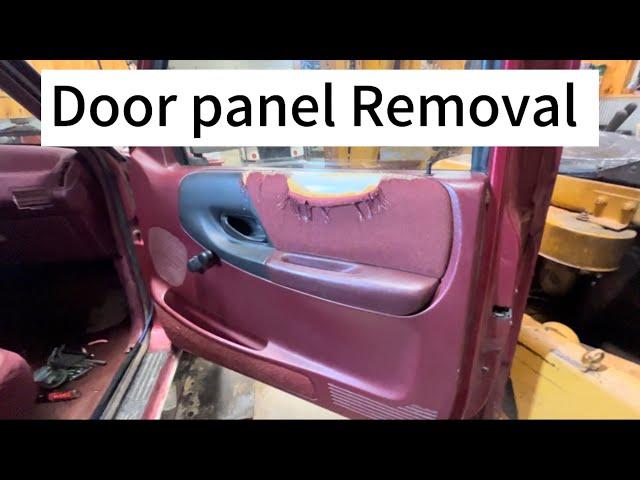 How to remove the door panel on a 1993-2011 Ford Ranger