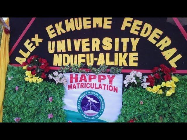 FUNAI Matriculation 2023 | Alex Ekwueme Federal University Matriculation 2023 | Ndufu Alike | Ikwo