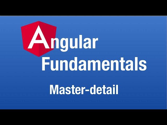 Angular | Creating master-detail views with route params