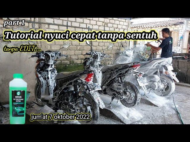 cuci 3 motor tanpa sentuh... tanpa settingan part 1 (full cuci no poles)