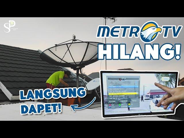 Cara Mencari Metro TV Yang Hilang Di Telkom 4 | Frekuensi Terbaru Metro TV HD 2024