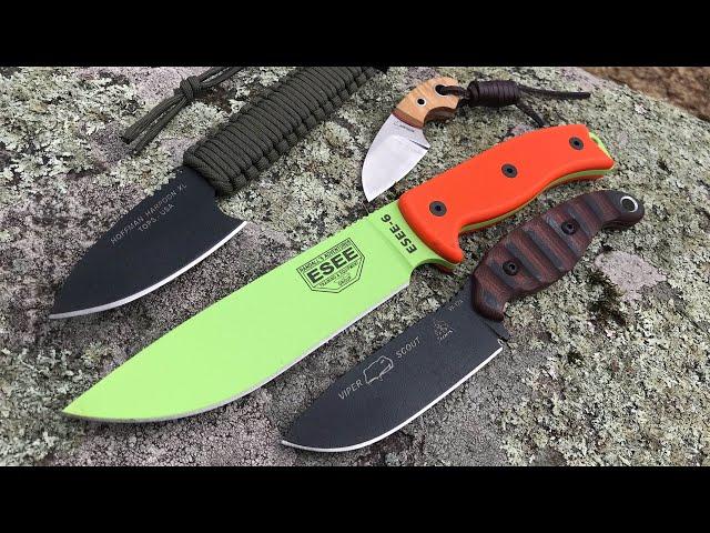 4 Strange Knives - 1 ESEE, 2 TOPS, and 1 BOKER: Do They Work?  Let’s See