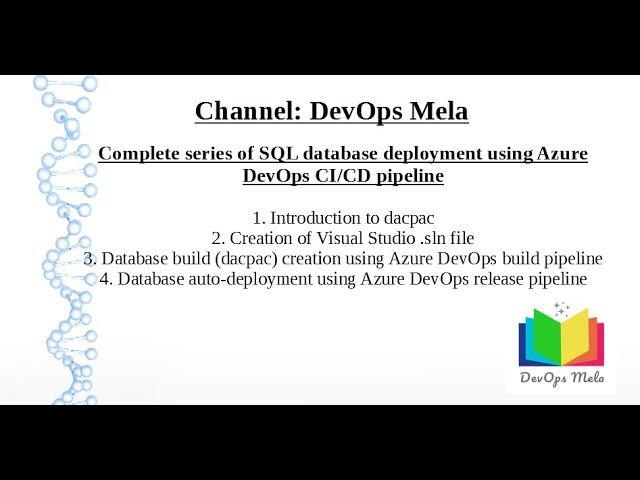 Complete series of Azure SQL database deployment using Azure DevOps CI/CD pipeline