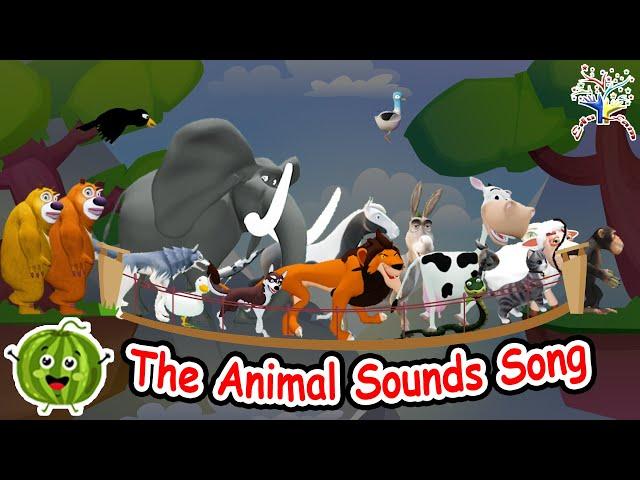 The Animal Sounds Song AJ4 | These are the Sounds that the Animals make | Edufam Nursery Rhymes ~