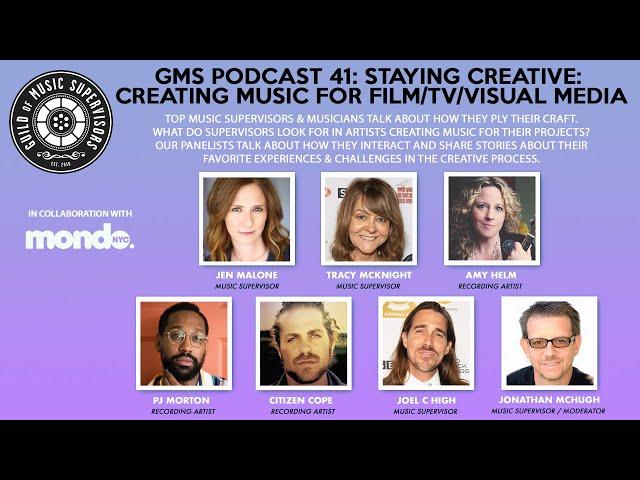 GMS Podcast 41: GMS Mondo Zoom Panel 1 - Staying Creative: Creating Music for Film/TV/Visual Media