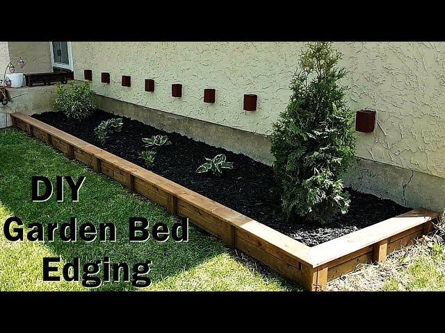 DIY Garden Bed Edging anybody can do