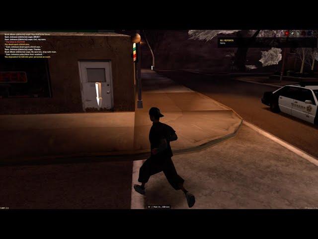 San Andreas Roleplay - Cop Chase escape% Speedrun