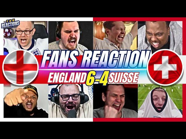 ENGLAND FANS CRAZYREACTION TO ENGLAND 1-1 (5-3) SWITZERLAND | EURO 2024