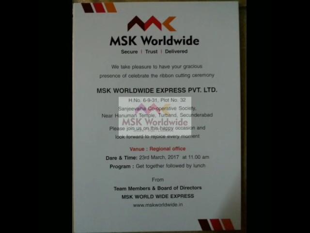 Msk Worldwide Express Pvt Ltd