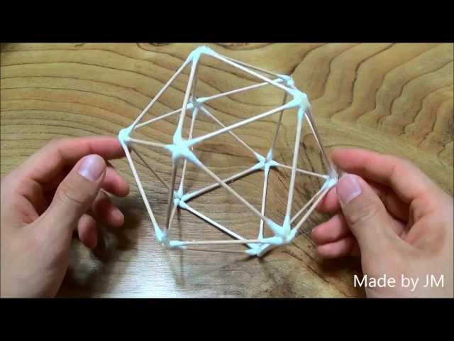 How to make a Cotton Swab Icosahedron