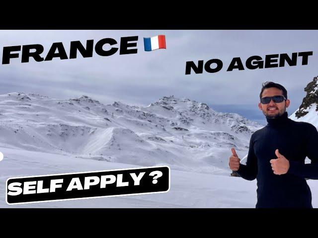 How to self apply France study visa from Nepal?