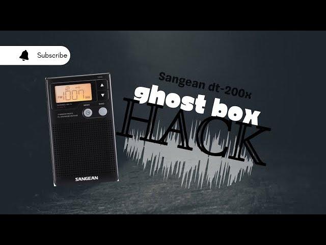 The new Sangean DT-200x hack #spiritbox #howto #tutorial #ITC #DIY