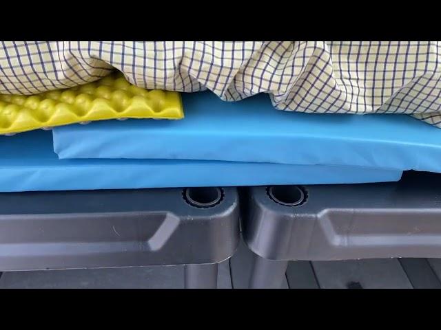 Easy Removable Camper Bed for Minivan (2008 Chrysler Town and Country)