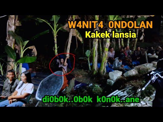 Wanita teman nonton Tayub para Bapak Kakek lansia tajir dimanjakan keinginannya saat bersama.