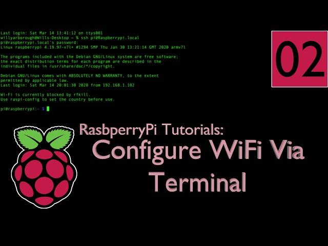 Setup and Configure WiFi + Static IP from Terminal  - RaspberryPi Tutorial #02 | 4K TUTORIAL