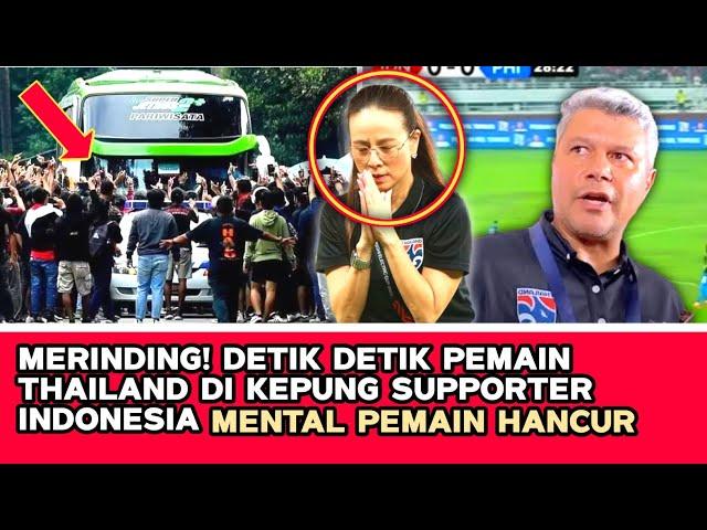  SITUASI TEGANG DI LUAR STADION ‼️Mental Thailand langsung lemah - strategi kelicikan Indra sjafri