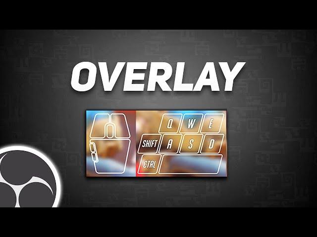Show On-Screen Keyboard & Mouse in OBS! (Input Overlay Guide)