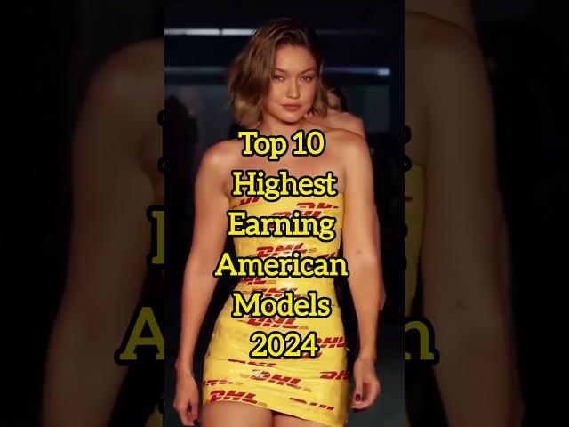 Highest earning American models 2024 #youtubeshorts #model #gigihadid #bellahadid #kendelljenner