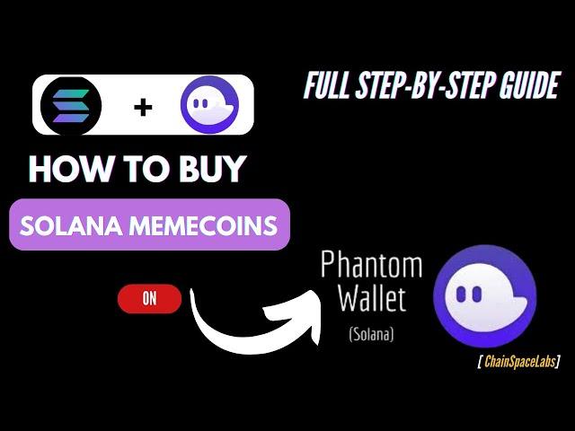 How To Buy Solana Meme coins on Phantom Wallet | Use Phantom Wallet To Buy Memecoins 2024