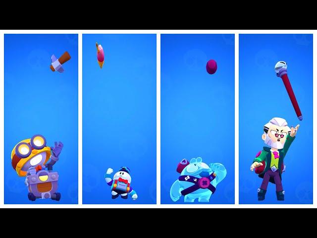 *FULL SCREEN* All 54 Brawlers WINNING ANIMATION | Brawl Stars