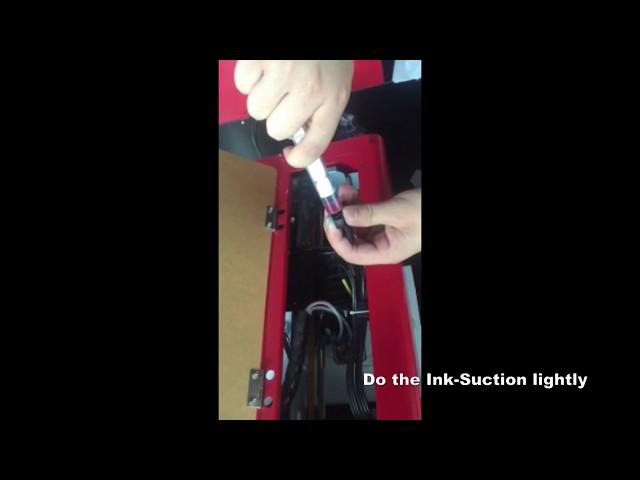 【Ant-Print】How to do the ink suction from the UV damper for the UV printer?