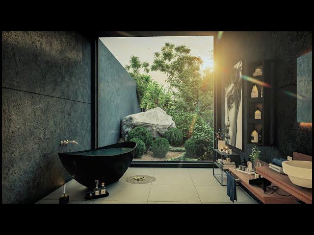 Lumion 10 Cave Bath Room | Interior Animation