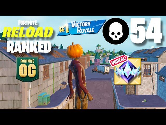 OG Fortnite Reload RANKED | High Kill Solo Zero Build Gameplay | Keyboard & Mouse