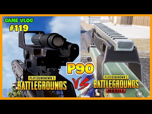 GVlog 119 | P90 PUBG PC vs P90 PUBG MOBILE | ĐỈNH CAO vs ĐÁY VỰC ! Nam Art