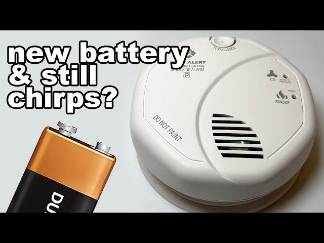 Smoke Alarm Won't Stop Chirping Even With New Battery