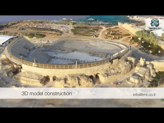 Caesarea theater 3D scan