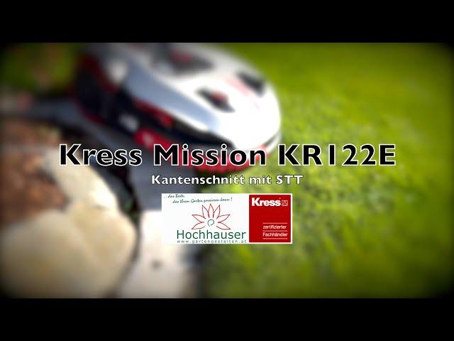 Kress Mission KR122E Mähroboter: Perfekter Kantenschnitt mit STT